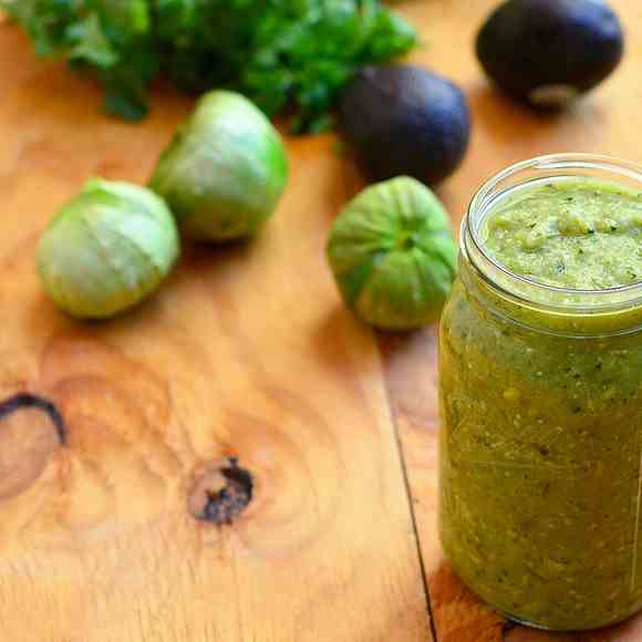 Avocado Tomatillo Salsa