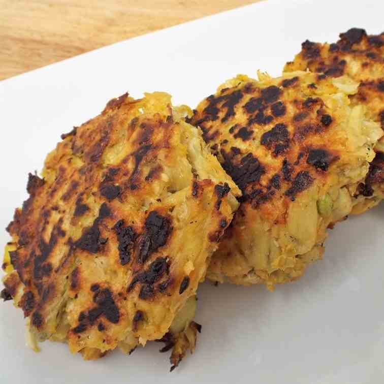 Crispy Artichoke Cakes