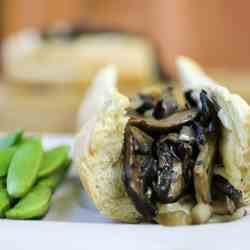 Meatless Philly Cheesesteak