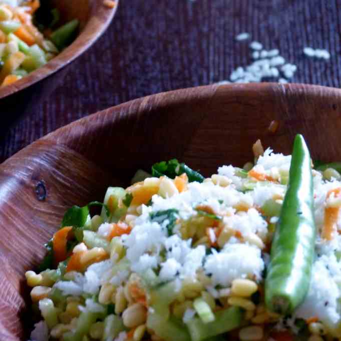 Hulled Mung Bean Salad