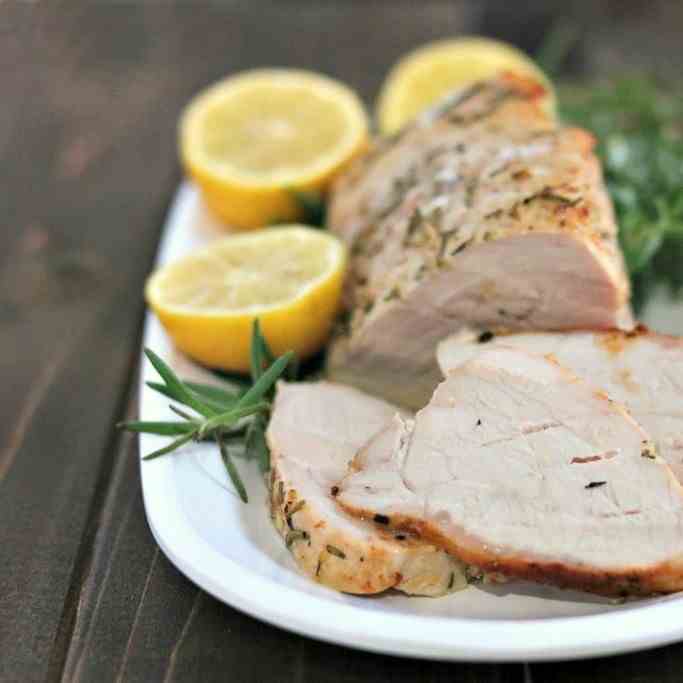 Lemon Rosemary Pork Tenderloin