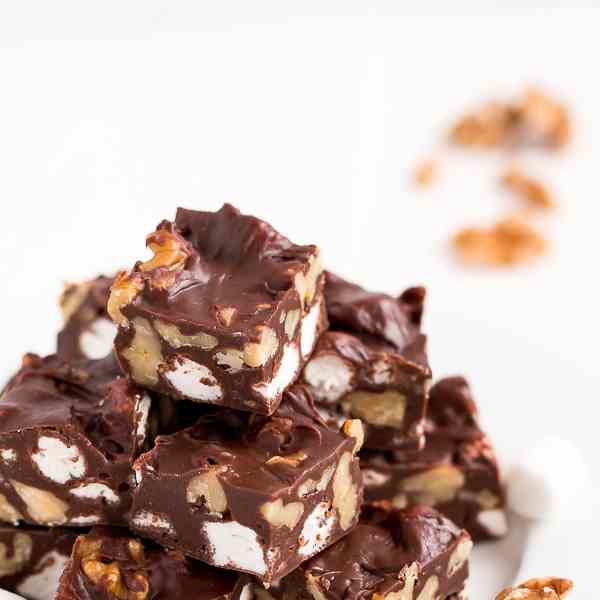 rocky road fudge