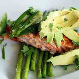 Guacamole Topping for Grilled Salmon