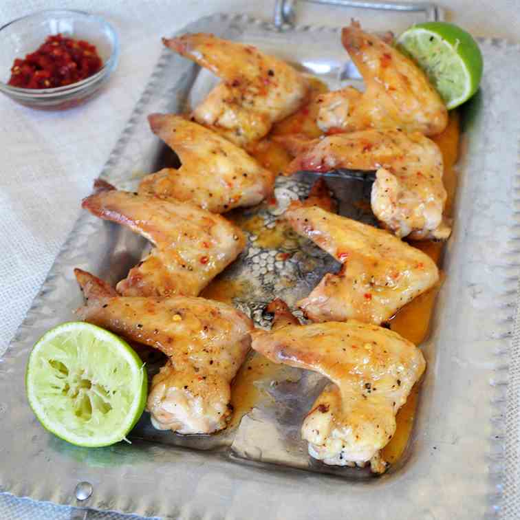 Tequila Lime Chicken Wings