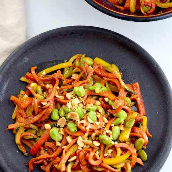 Sweet Potato Noodle Stir-Fry