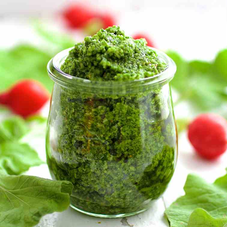 Radish Greens Pesto