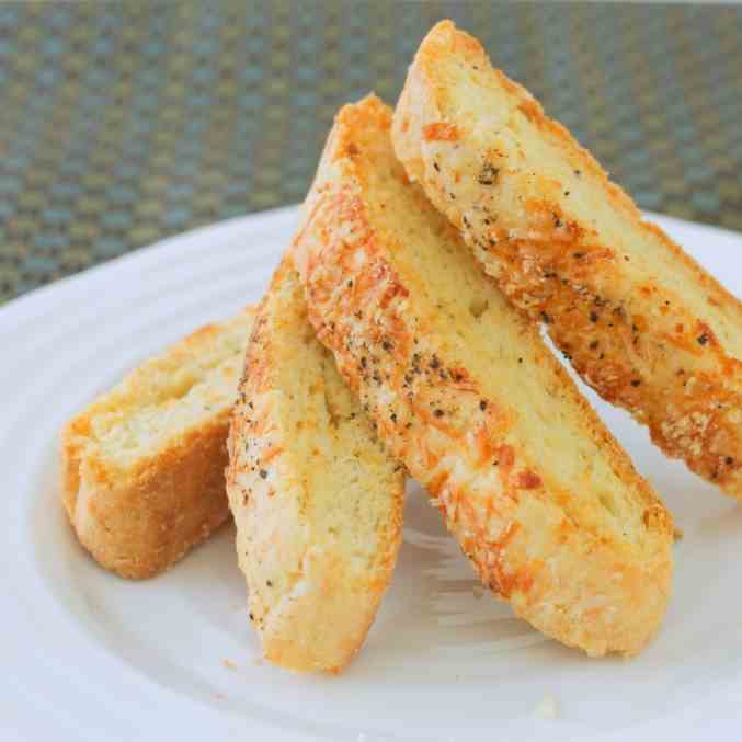 Parmesan & Black Pepper Biscotti