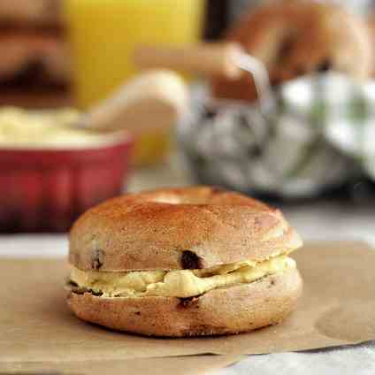 Cinnamon Raisin Bagels