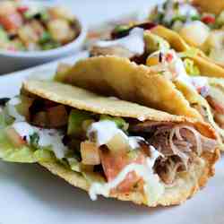 Crispy Duck Confit Tacos