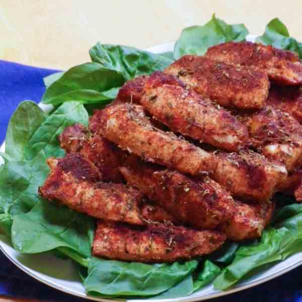 Skinny Buffalo Chicken Strips