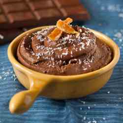 Butter chocolate mousse