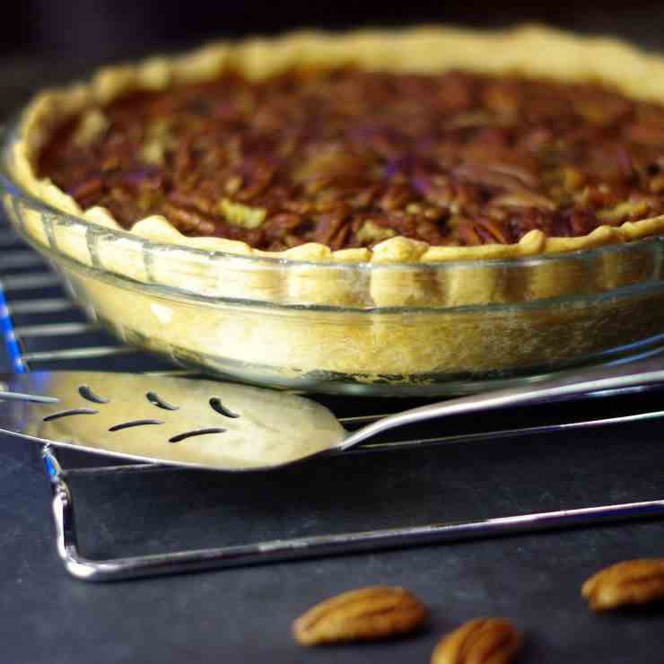 Chocolate Bourbon Pecan Pie