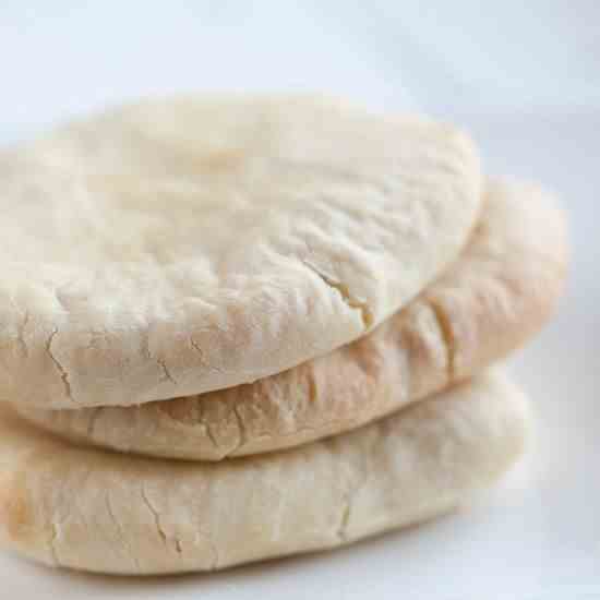 Home-made pitas