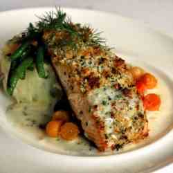 Macademia Crusted Salmon