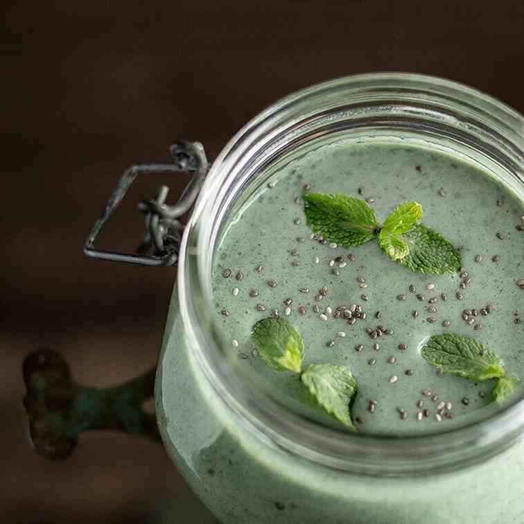 Banana Smothie with Spirulina