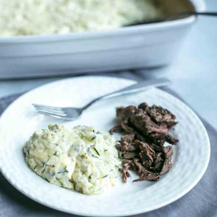 Shredded Zucchini Casserole