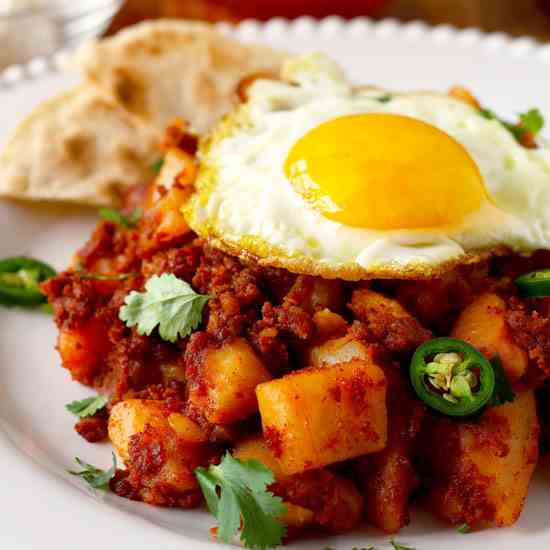 Potato and Chorizo Hash 