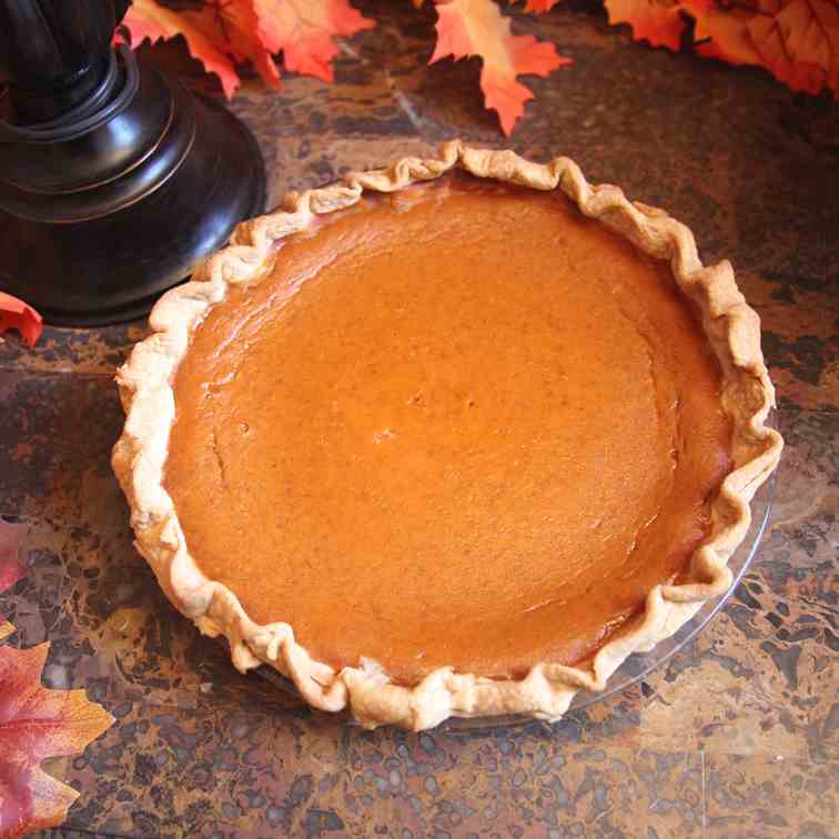 Pumpkin Pie with Jim Beam Bourbon Vanilla