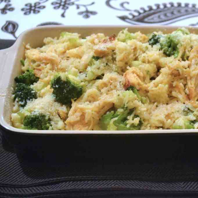 Chicken Broccoli and Rice Casserole