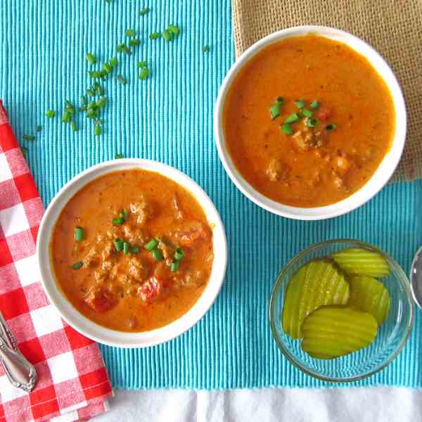 Cheeseburger Soup