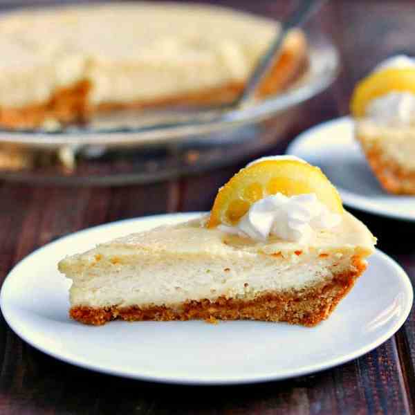 Creamy Lemon Pie with Candied Lemon Slices