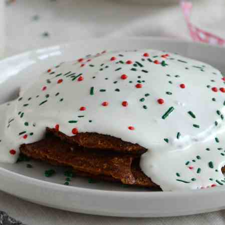 Healthy Gingerbread Pancakes