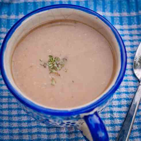 Chestnut pear soup