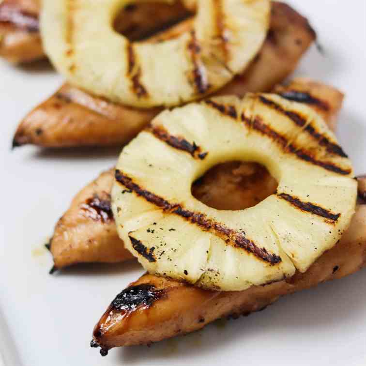 Grilled Pineapple Chicken Tenders