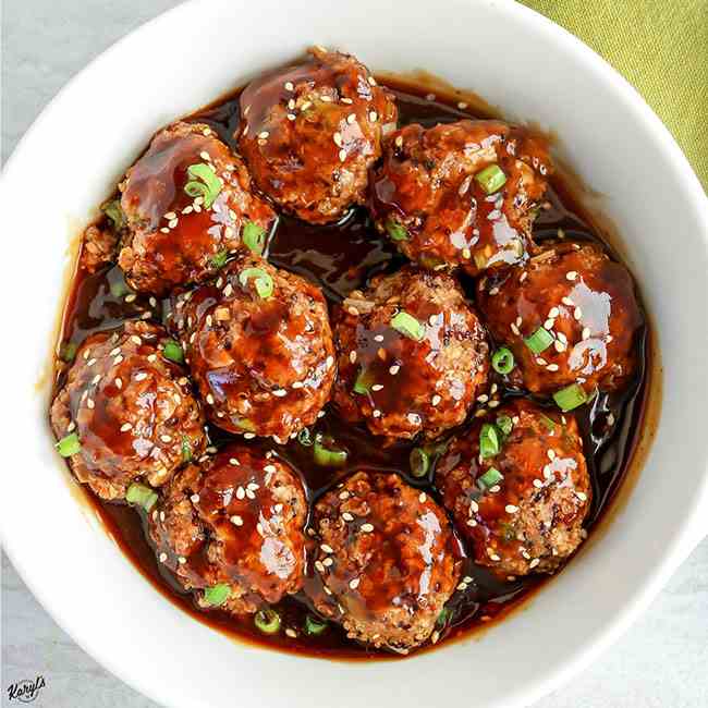 Asian Quinoa Meatballs