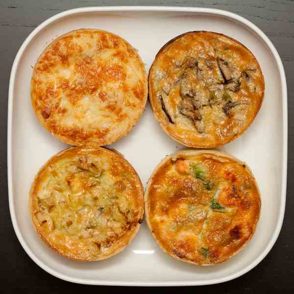 Mini quiches assorties