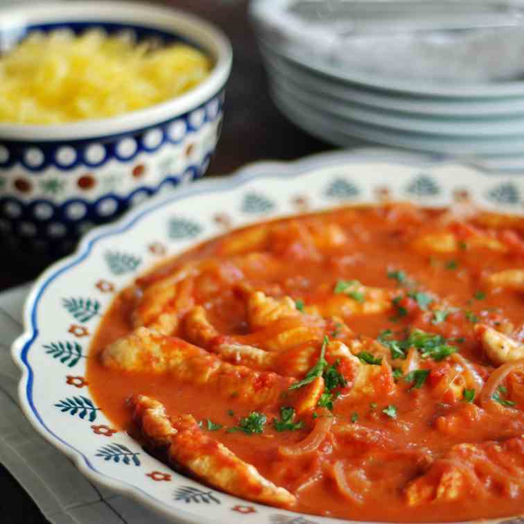 Hungarian Chicken Paprikash