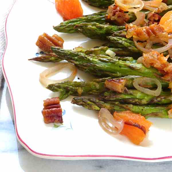 oven roasted asparagus with oranges