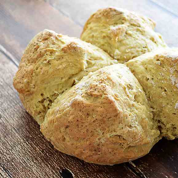 Vegan Browned Butter Irish Soda Bread