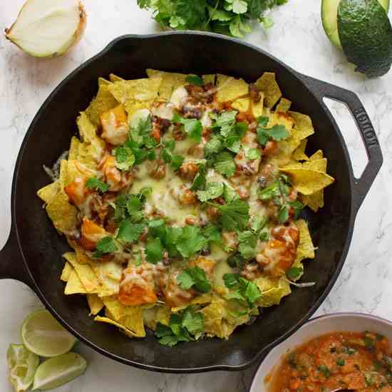 Butternut Chilli Vegetarian Nachos