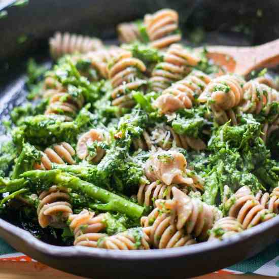 Farro Fusilli with Broccoli