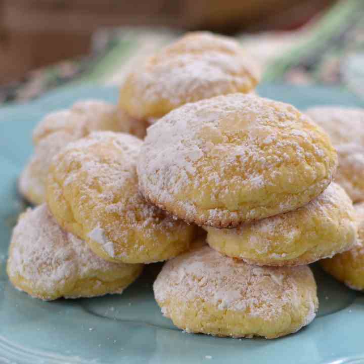 Lemon Gooey Butter Cookies