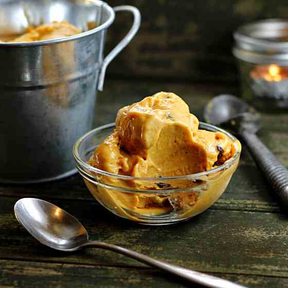 Lighter Pumpkin Ice Cream