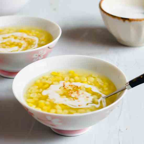 Vietnamese Sweet Corn Pudding 