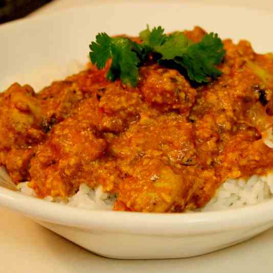 Chicken Curry with Cashews