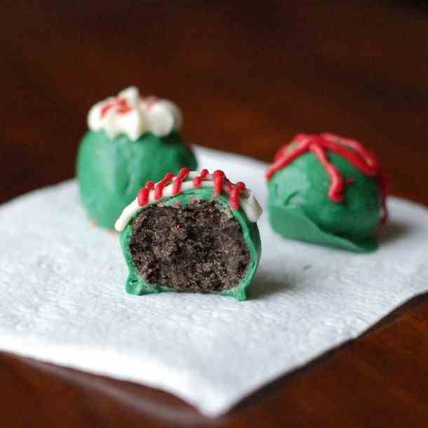 Mint Oreo Truffles