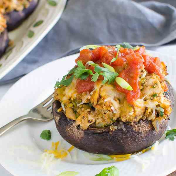 Turkey Taco Stuffed Vegetables