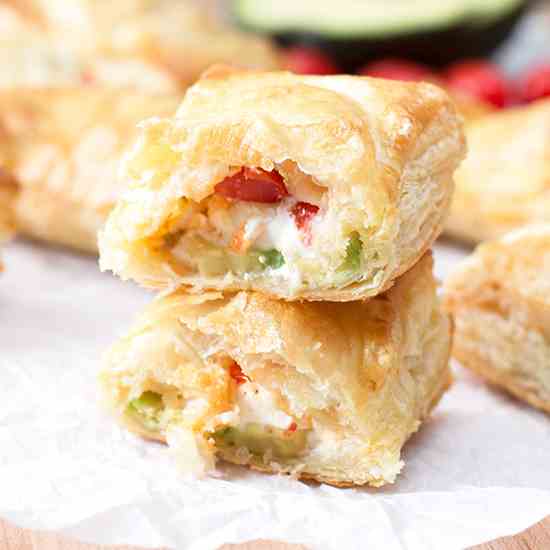 Avocado Cream Cheese Turnovers