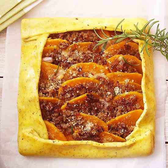 Butternut Squash and Italian Sausage Galet
