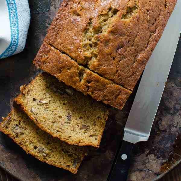 Bourbon Brown Sugar Banana Bread