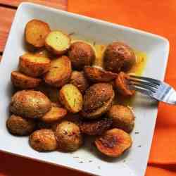 Buttered marble potatoes