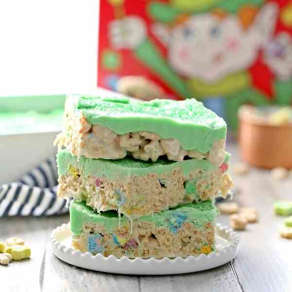 Iced Lucky Charms Treats