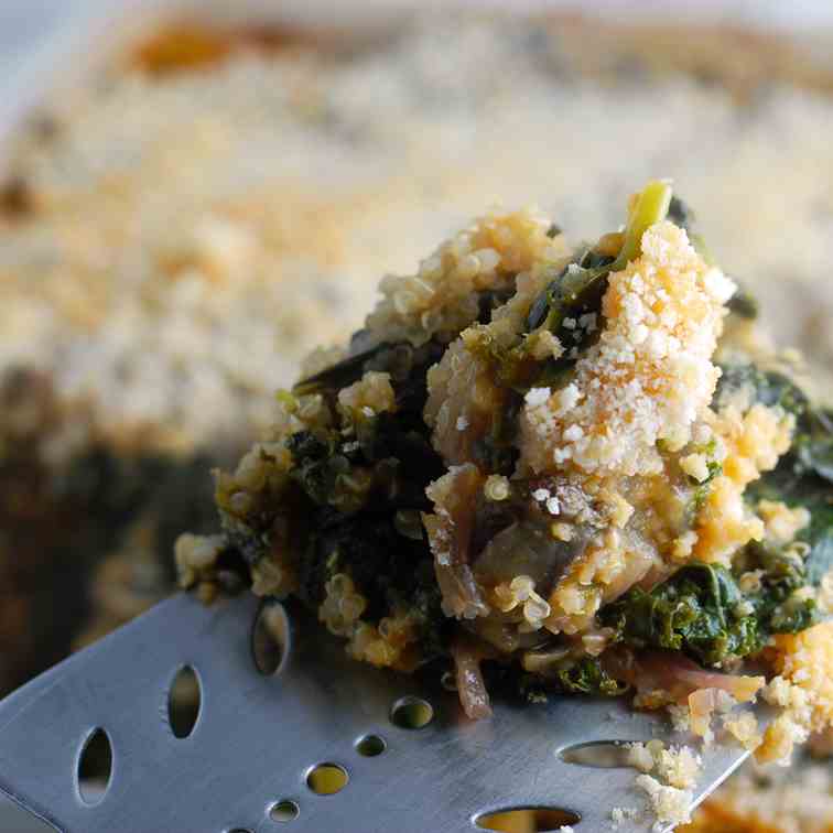 Vegan Quinoa Kale Casserole