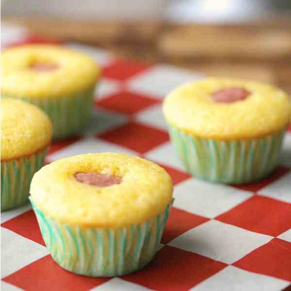 Corn Dog Mini Muffins