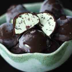 Mint Chip Ice Cream Bon Bons