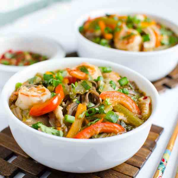 Asian Soba Noodle Soup